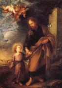 Bartolome Esteban Murillo St. John's and the child Jesus painting